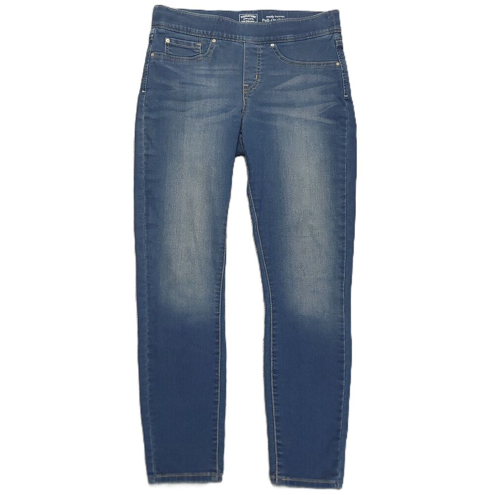 Levi Signature Womens 10 (31x28.5) Jeans Totally Shaping Pull On Skinny Mid Rise